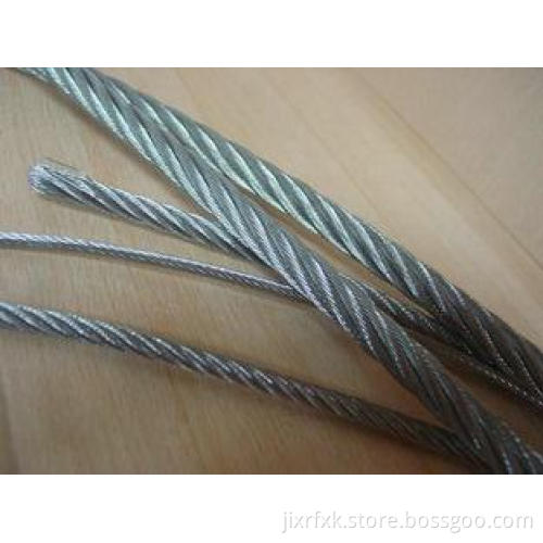 20mm Stainless steel Wire Rope 7x19 With EN12385-4 / AISI /